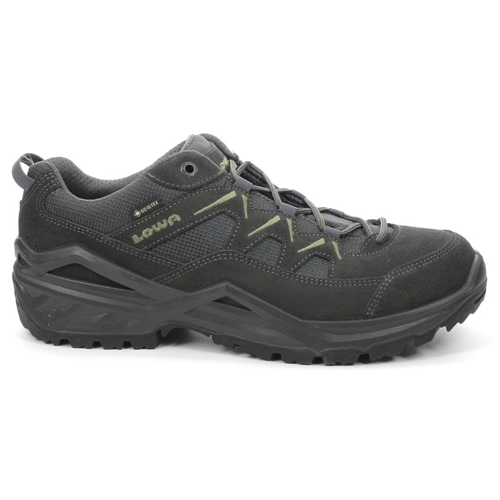 Lowa Sirkos Evo GTX Lo Leather Textile Mens Shoes#color_anthracite