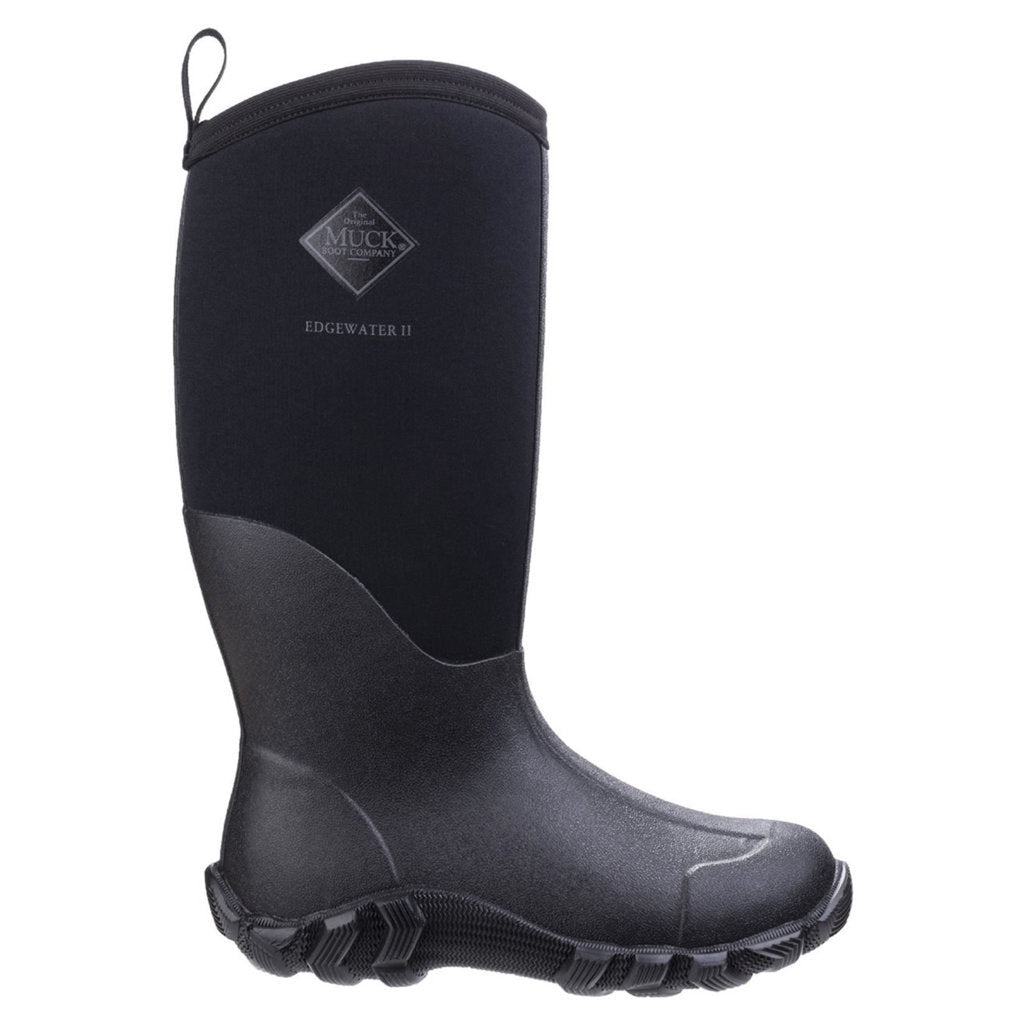 Muck Boot Edgewater II Rubber Synthetic Unisex Boots#color_black black