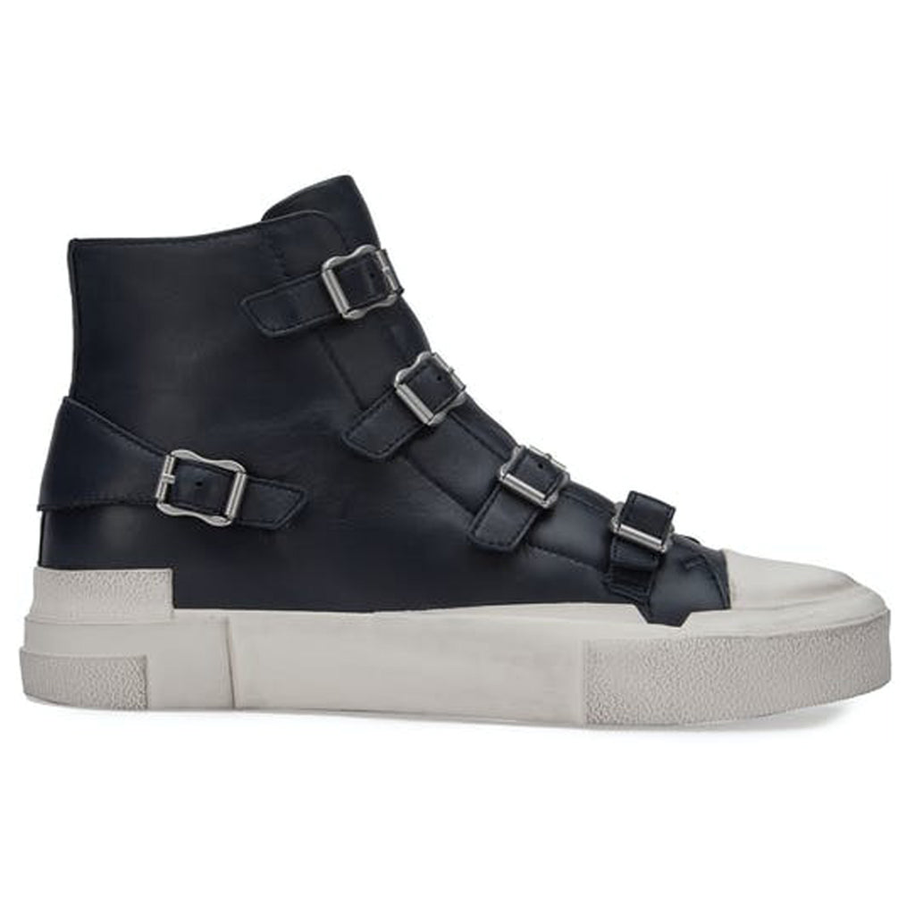Ash Gang Nappa Leather Women's High-Top Sneakers#color_black