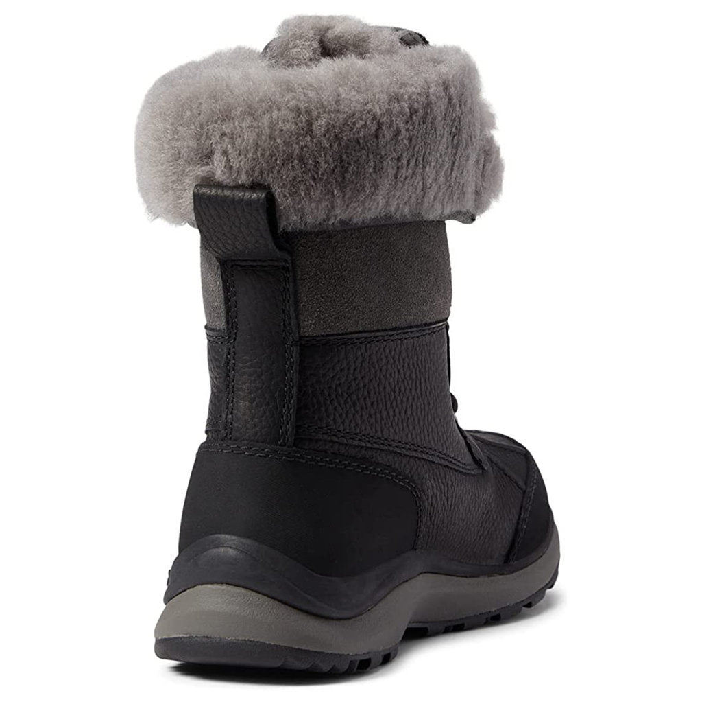 UGG Adirondack III Waterproof Suede Sheepskin Women's Winter Boots#color_black