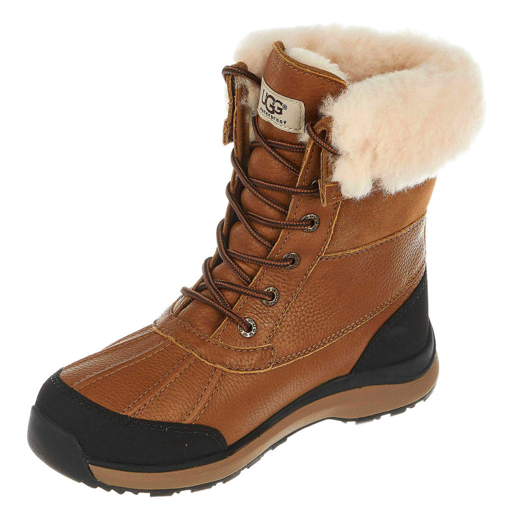 UGG Adirondack III Waterproof Suede Sheepskin Women's Winter Boots#color_chestnut