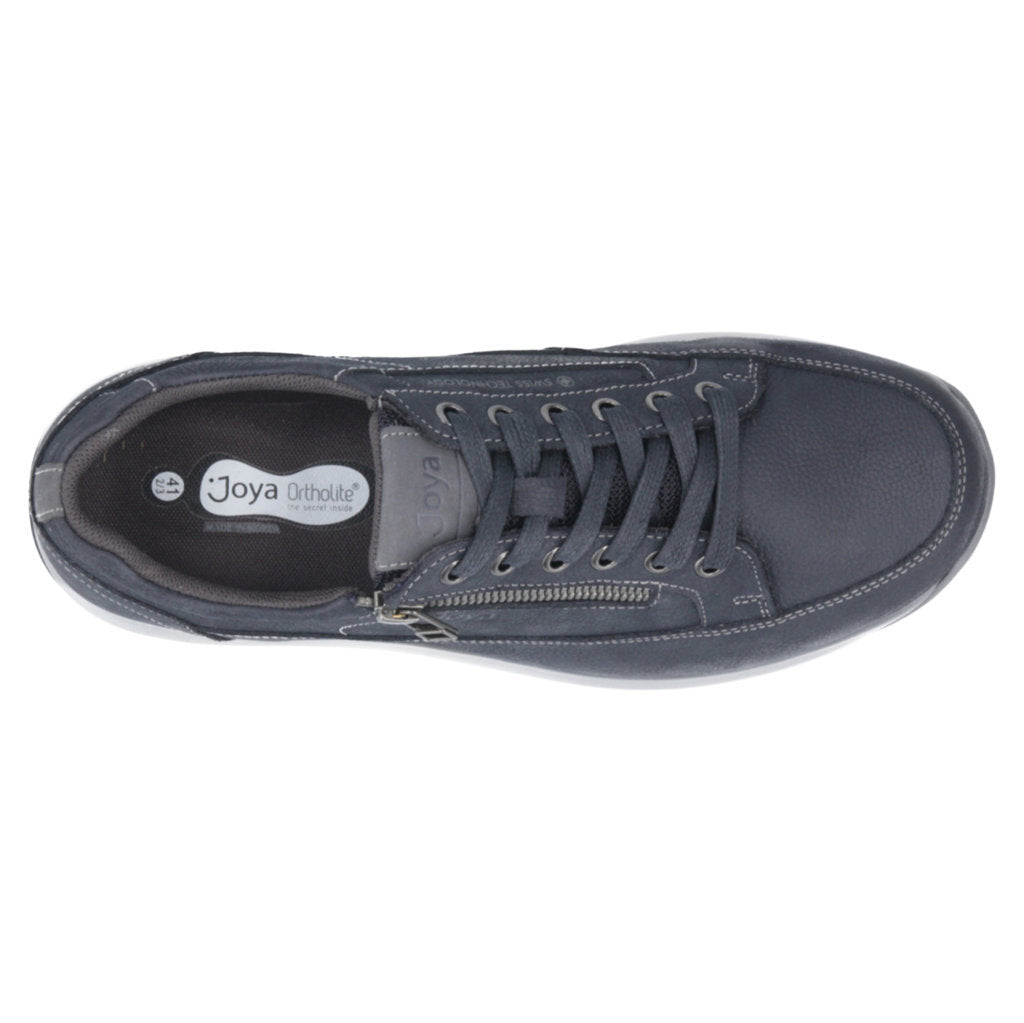 Joya Bruno Leather Mens Shoes#color_dark blue