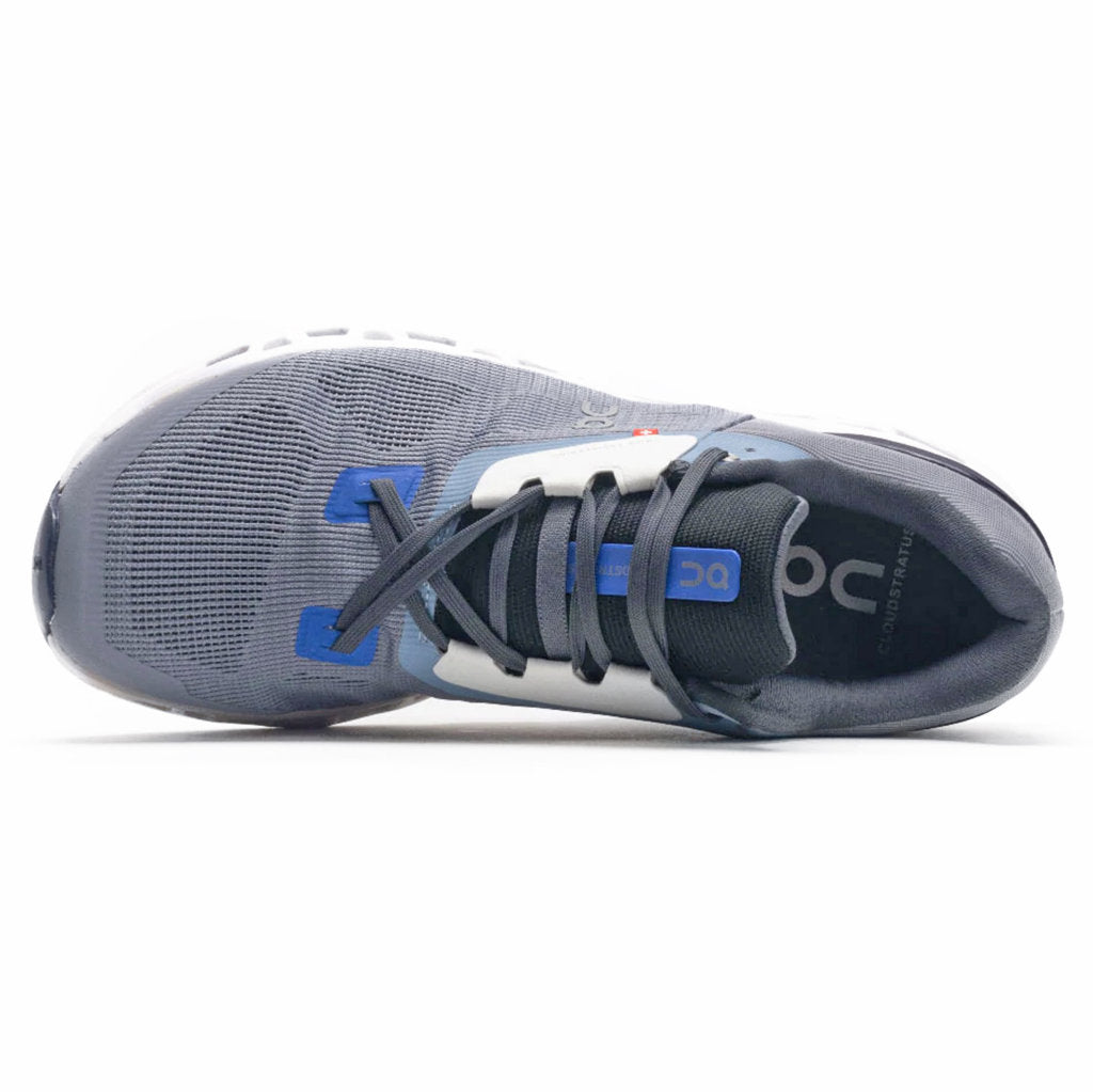 On Running Cloudstratus Mesh Men's Low-Top Sneakers#color_fossil midnight