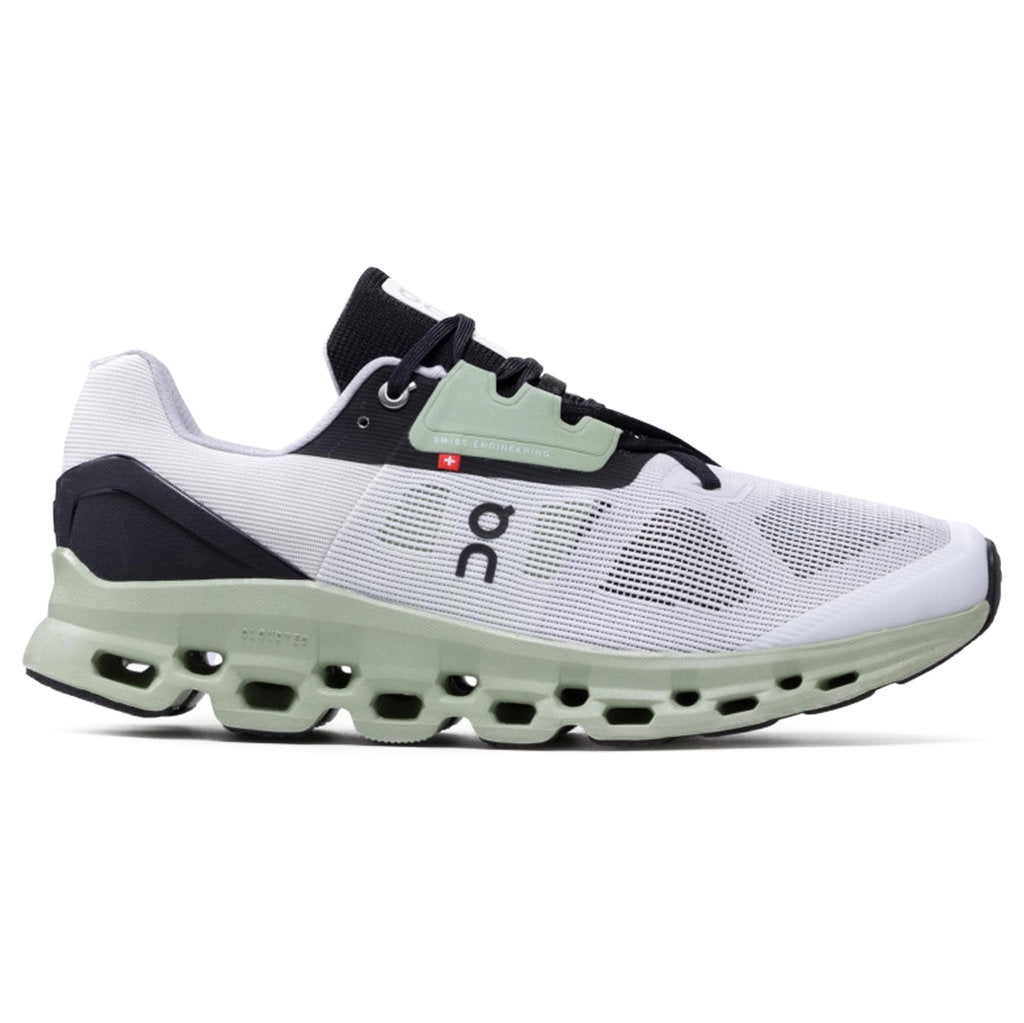 On Running Cloudstratus Mesh Men's Low-Top Sneakers#color_white black