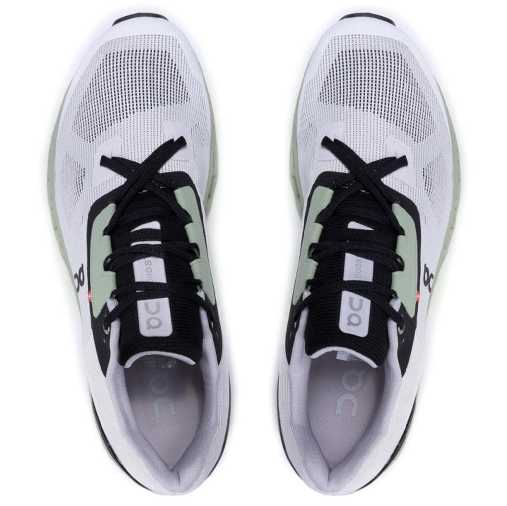 On Running Cloudstratus Mesh Men's Low-Top Sneakers#color_white black