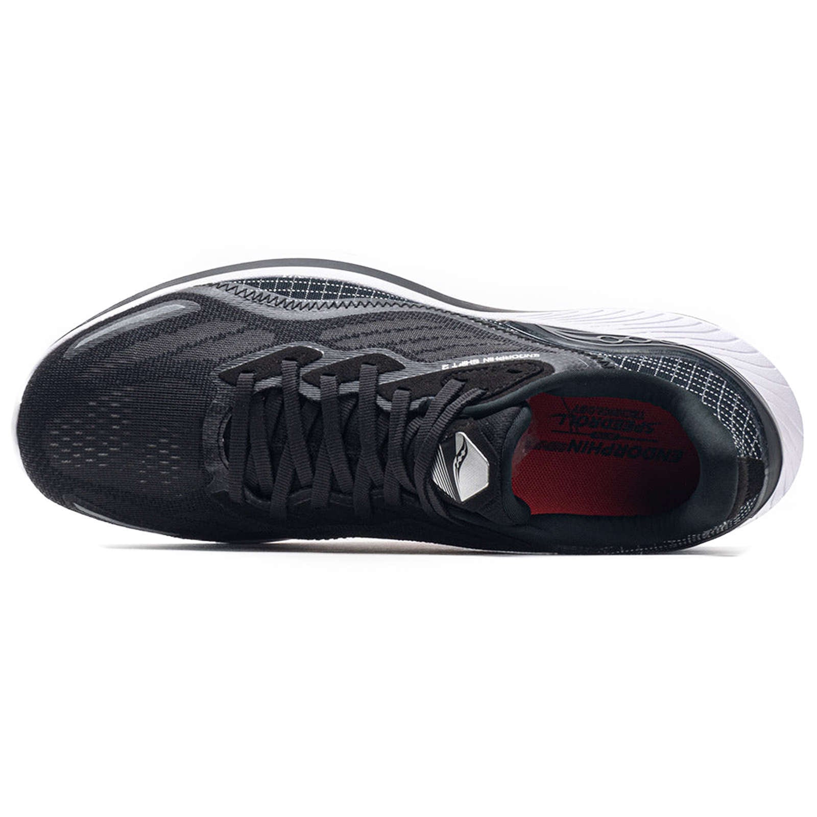 Saucony Endorphin Shift 2 Synthetic Textile Men's Running Shoes#color_black white