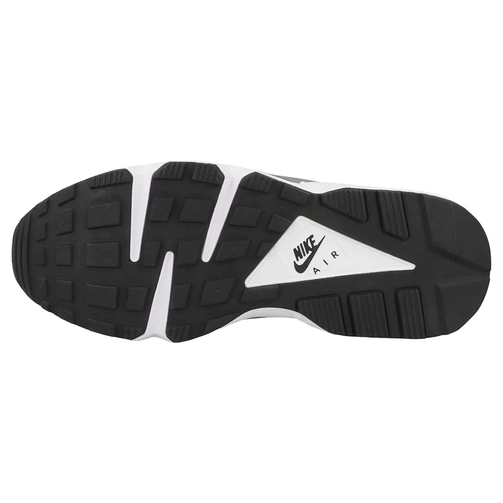 Nike Air Huarache J22 Synthetic Textile Unisex Low-Top Sneakers#color_black marina smoke grey white