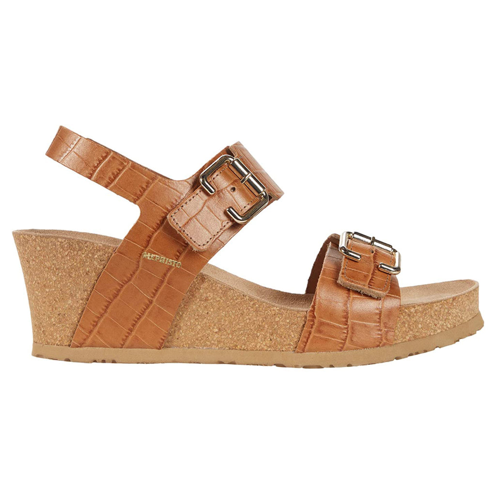 Mephisto Lissandra Leather Womens Sandals#color_hazelnut