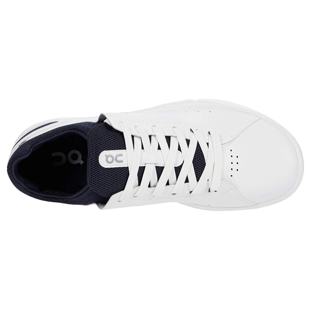 On The Roger Advantage Textile Synthetic Womens Sneakers#color_white midnight
