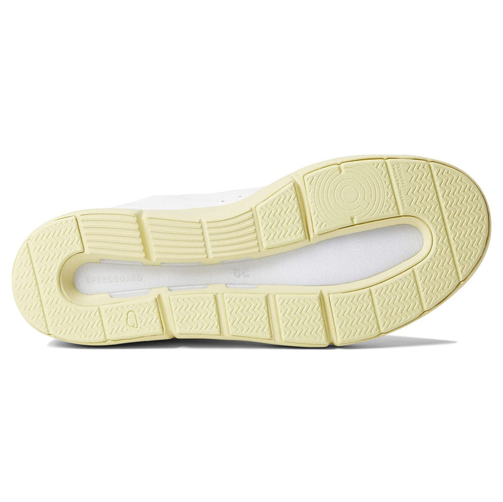 On The Roger Advantage Textile Synthetic Womens Sneakers#color_white hay