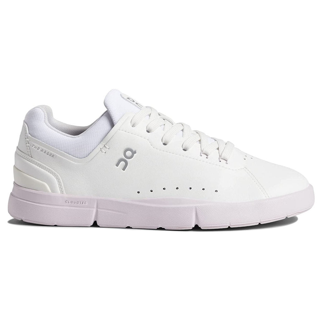 On The Roger Advantage Textile Synthetic Womens Sneakers#color_white lily