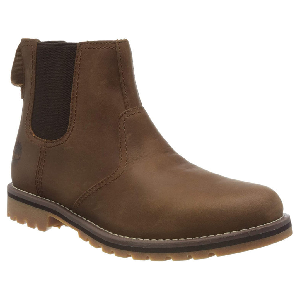 Timberland Larchmont II Leather Textile Mens Boots#color_rust