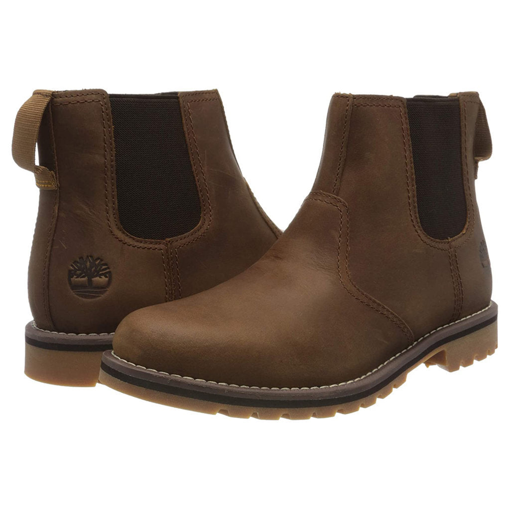 Timberland Larchmont II Leather Textile Mens Boots#color_rust