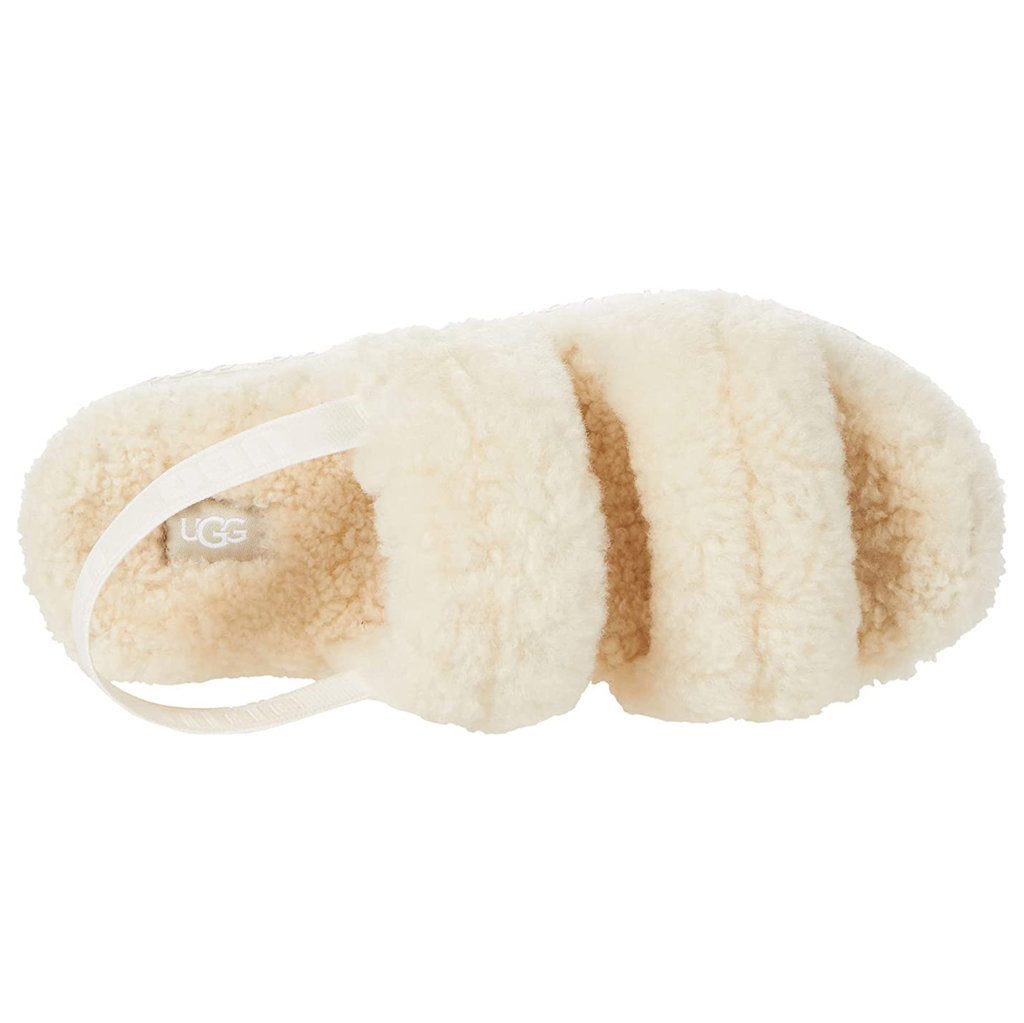 Ugg Oh Fluffita Fur Suede Womens Sandals#color_natural
