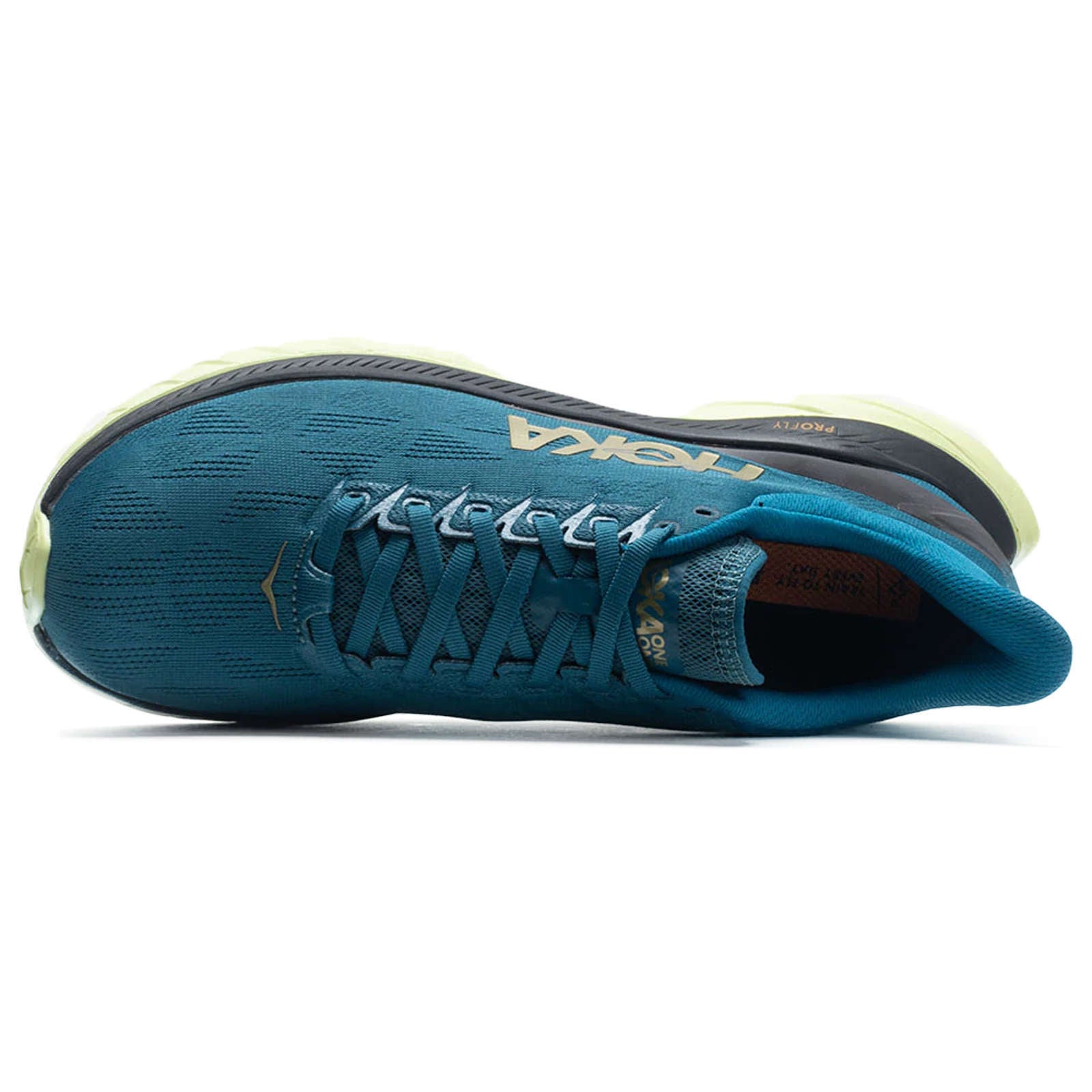 Hoka Mach 4 Mesh Men's Running Shoes#color_blue coral black