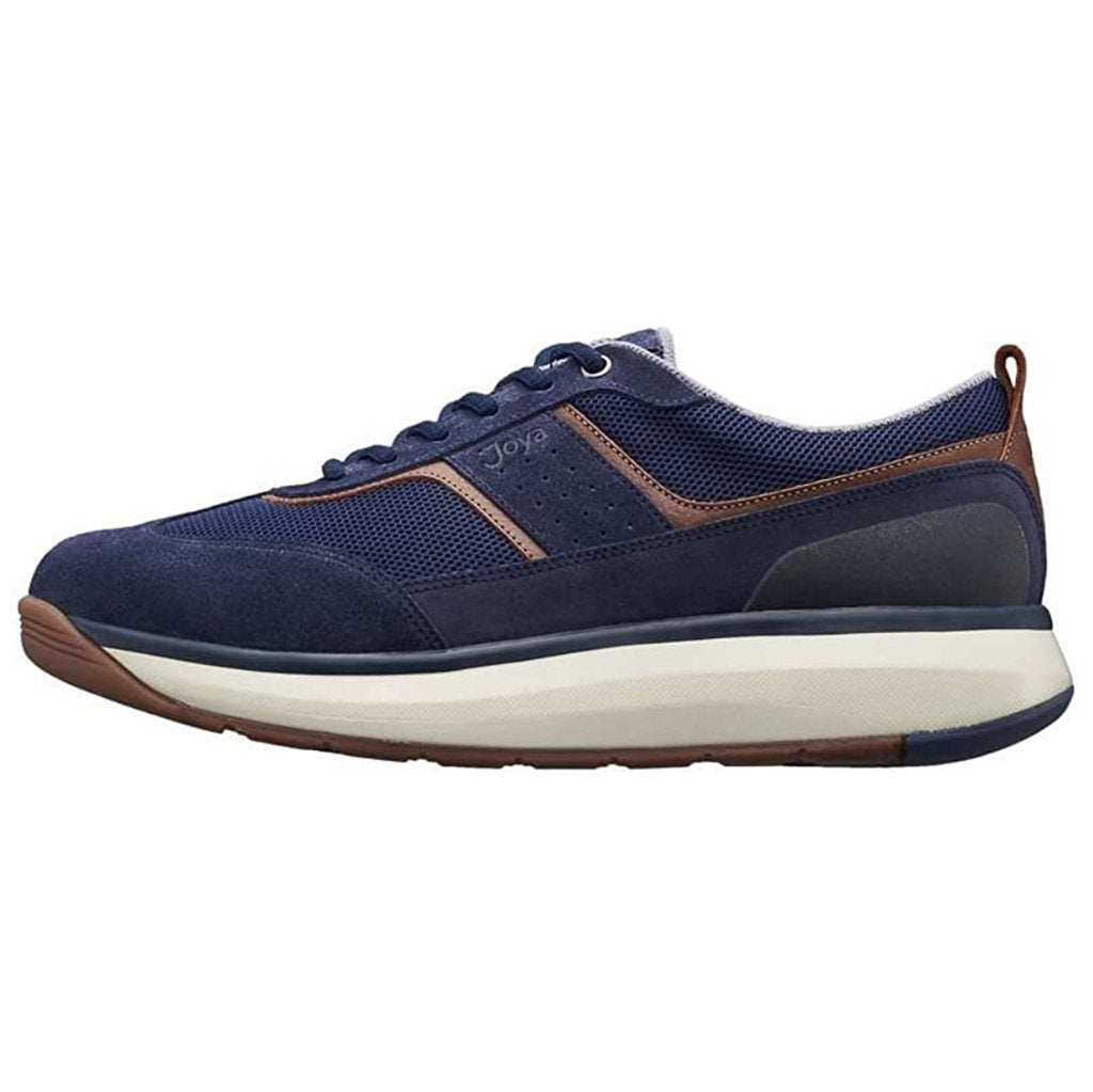 Joya David II Suede Textile Mens Sneakers#color_dark blue