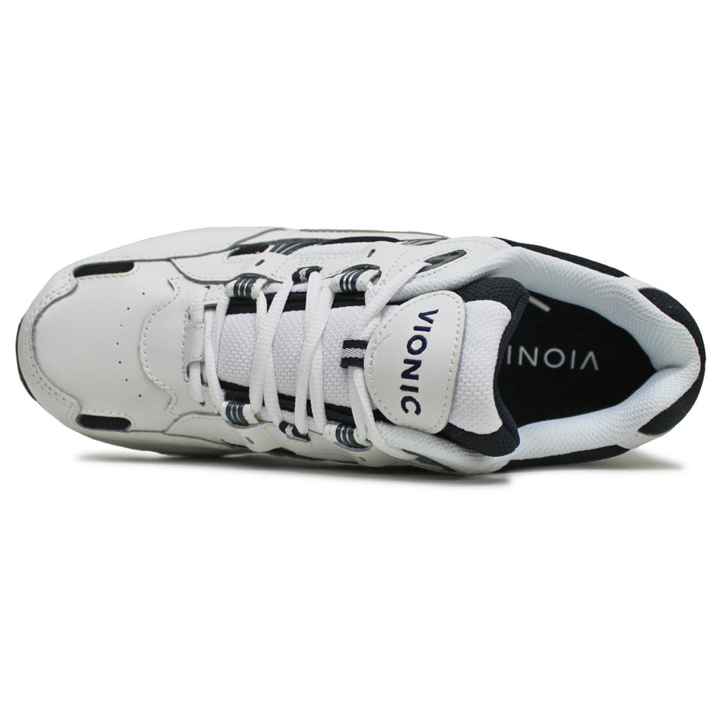 Vionic 23MWalk Suede Textile Mens Sneakers#color_white navy