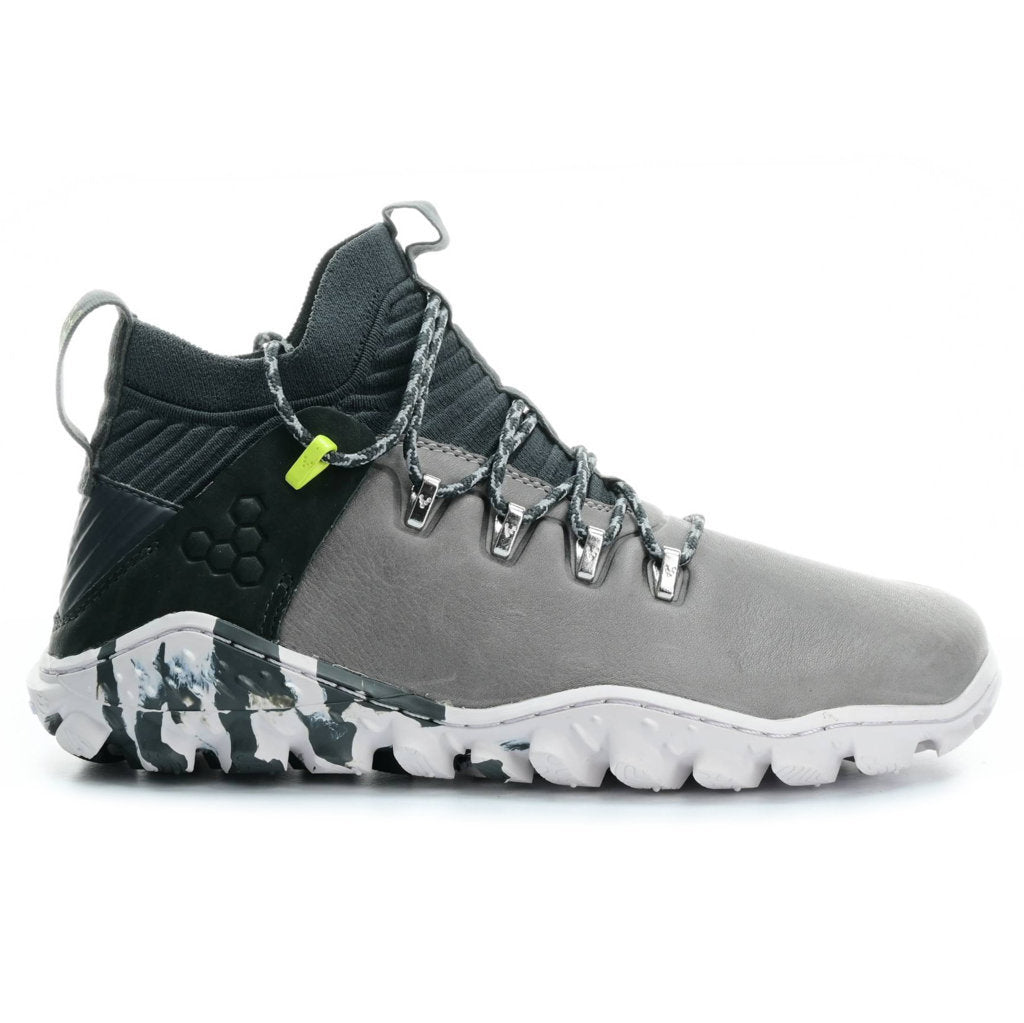 Vivobarefoot Magna Forest ESC Leather Textile Mens Sneakers#color_zinc