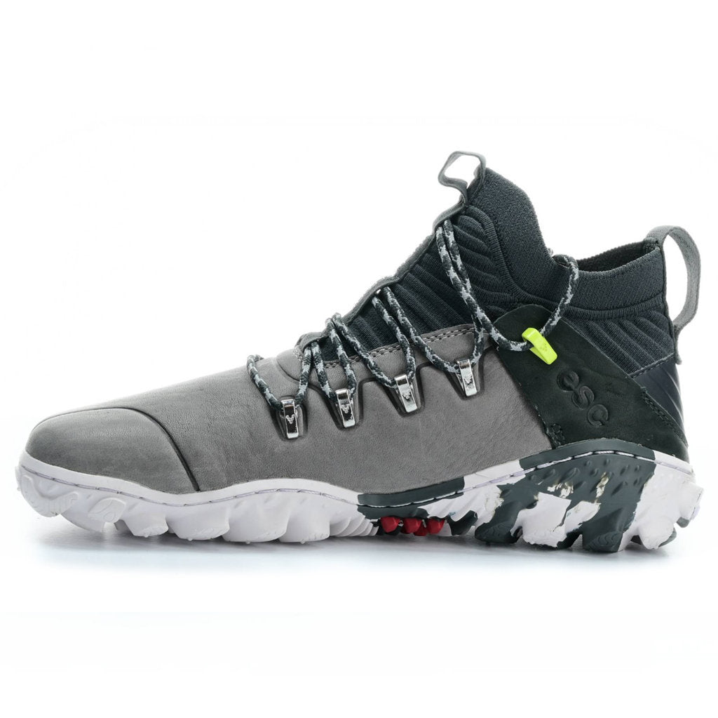 Vivobarefoot Magna Forest ESC Leather Textile Mens Sneakers#color_zinc