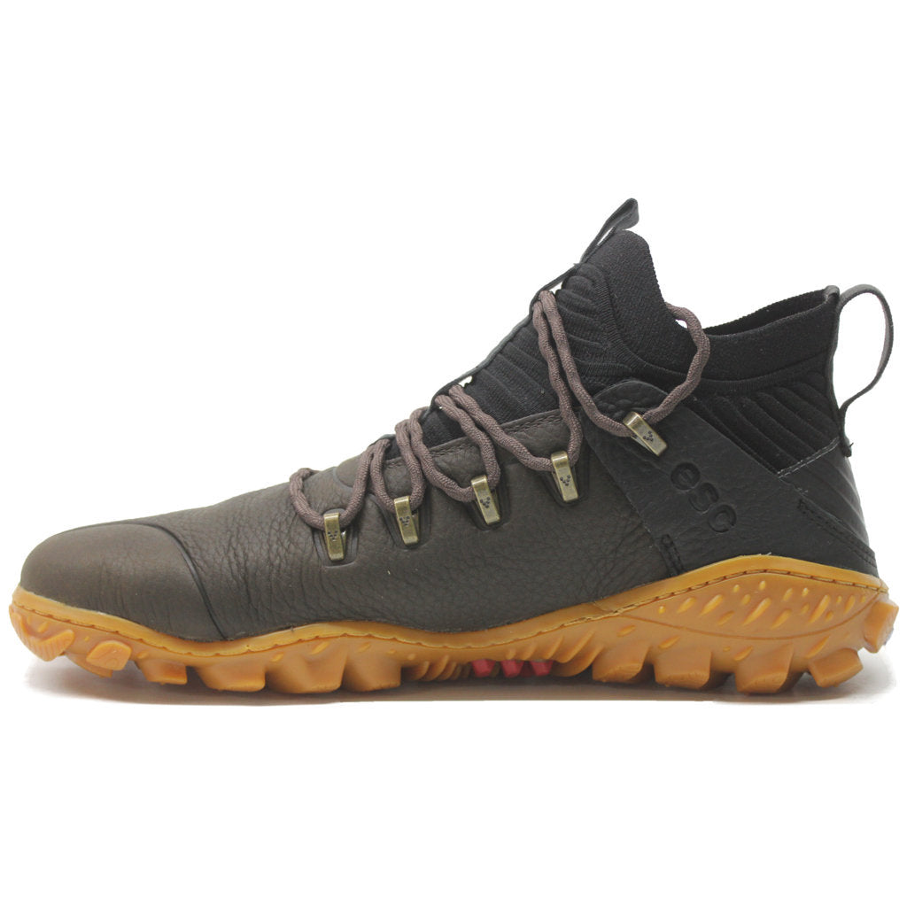 Vivobarefoot Magna Forest ESC Leather Textile Mens Sneakers#color_bracken