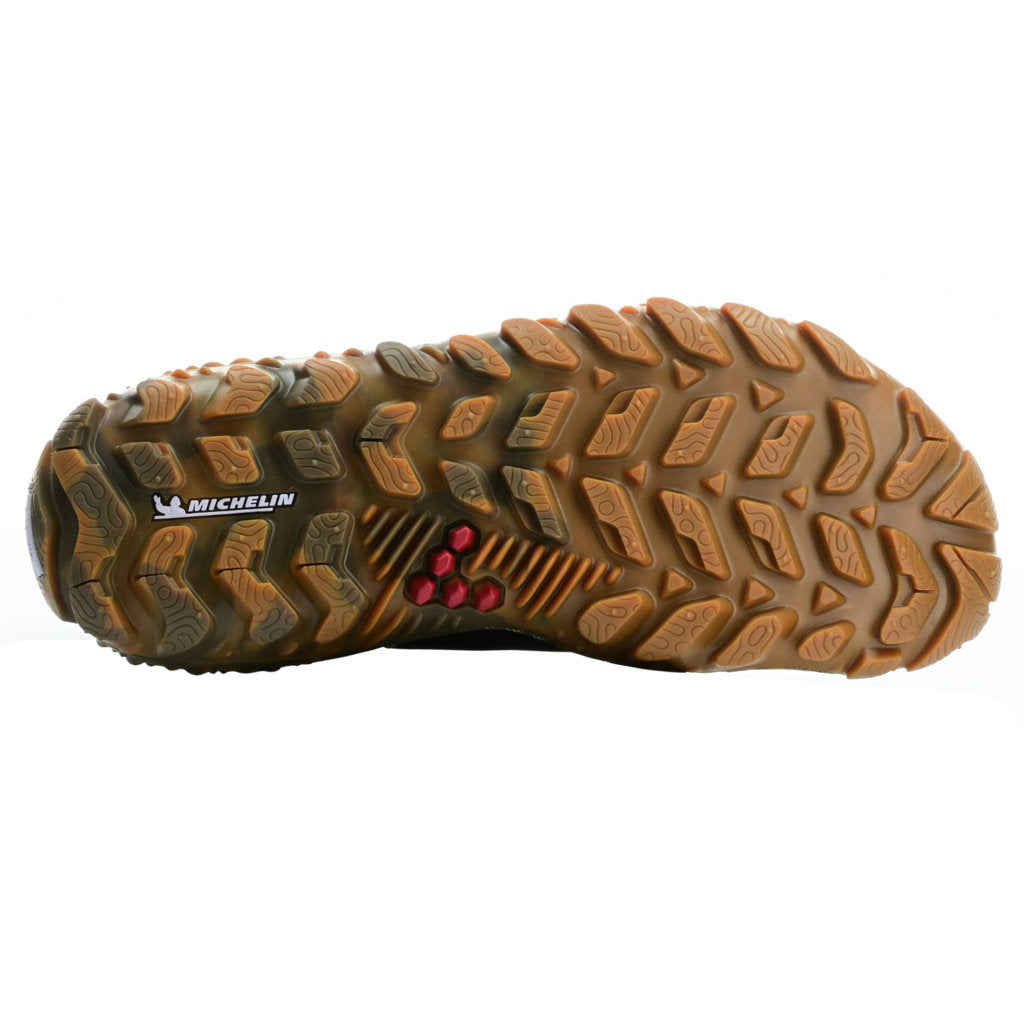 Vivobarefoot Magna Forest ESC Leather Textile Mens Sneakers#color_bracken lime