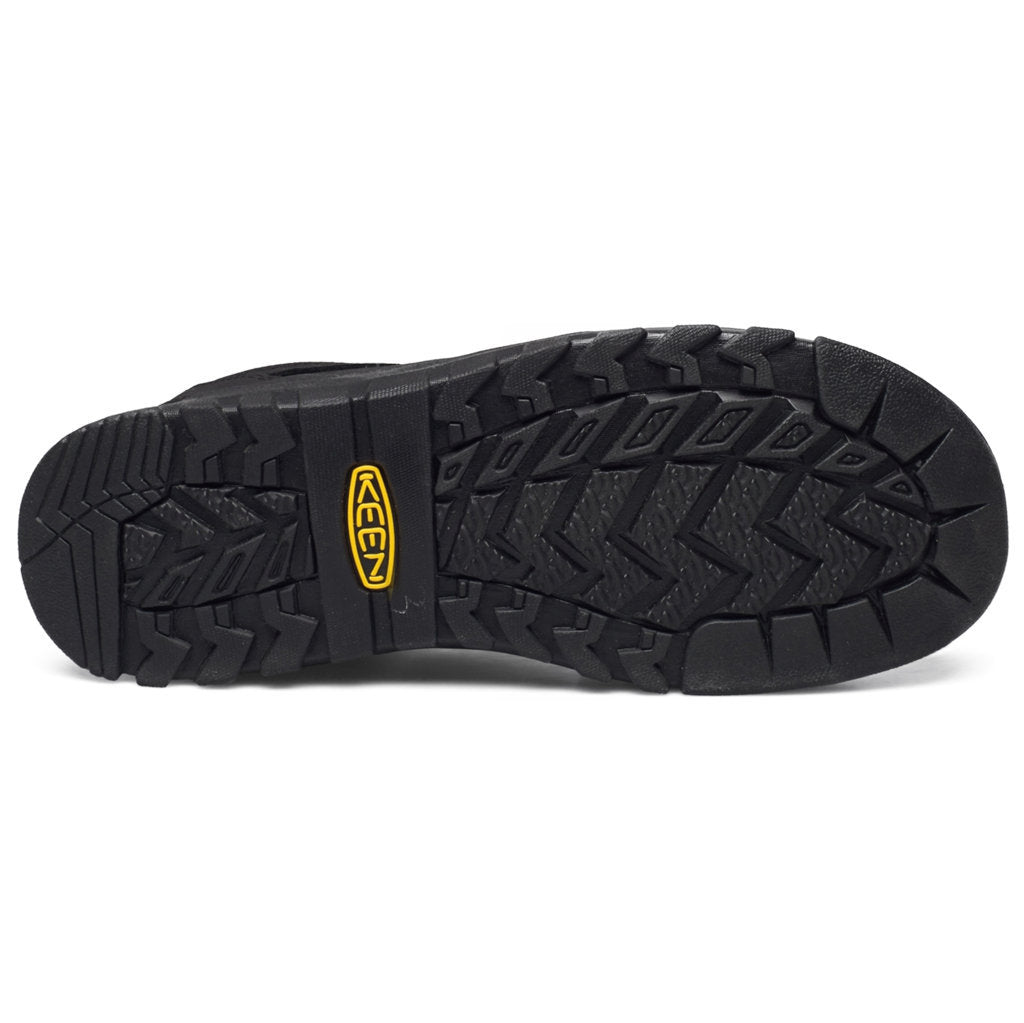 Keen Jasper Rocks Leather & Rubber Men's Hiking Sneakers#color_black black