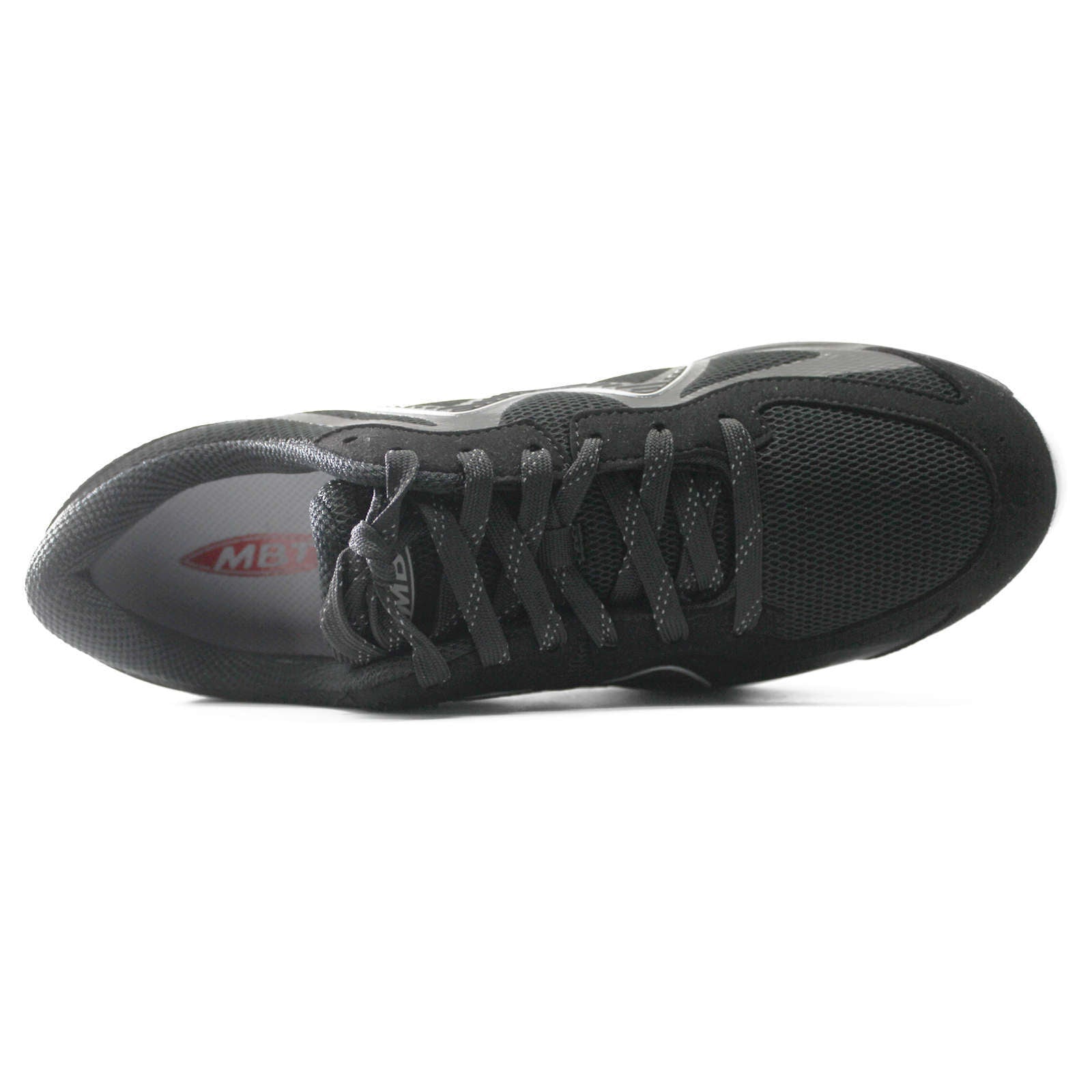 MBT Speed 3 Suede & Mesh Men's Low-Top Sneakers#color_black