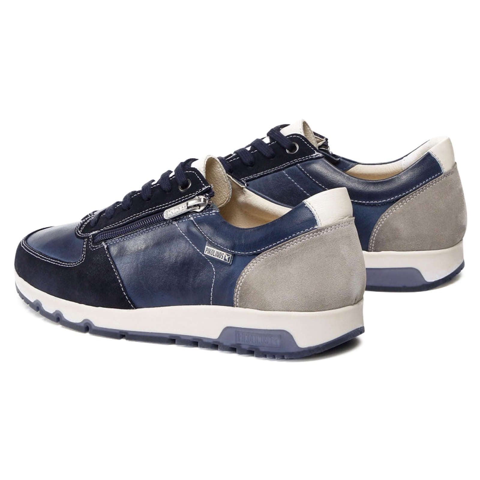 Pikolinos Alarcon M9T-6163 Leather Mens Sneakers#color_blue