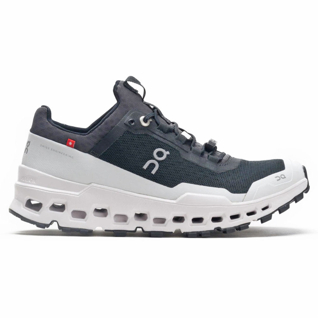 On Cloudultra Textile Synthetic Mens Sneakers#color_black white