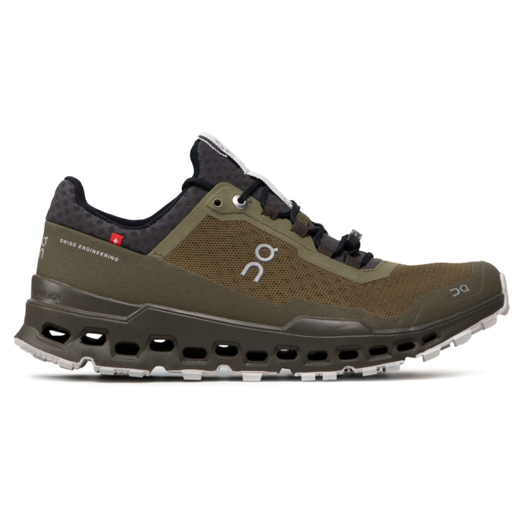 On Cloudultra Textile Synthetic Mens Sneakers#color_olive eclipse
