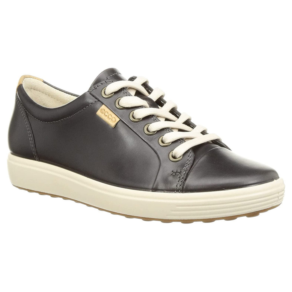 Ecco Soft 7 Smooth Leather Womens Trainers#color_magnet