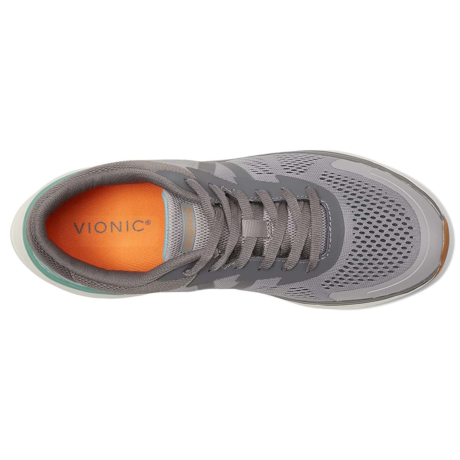 Vionic Limitless Textile Synthetic Womens Sneakers#color_light grey wasabi