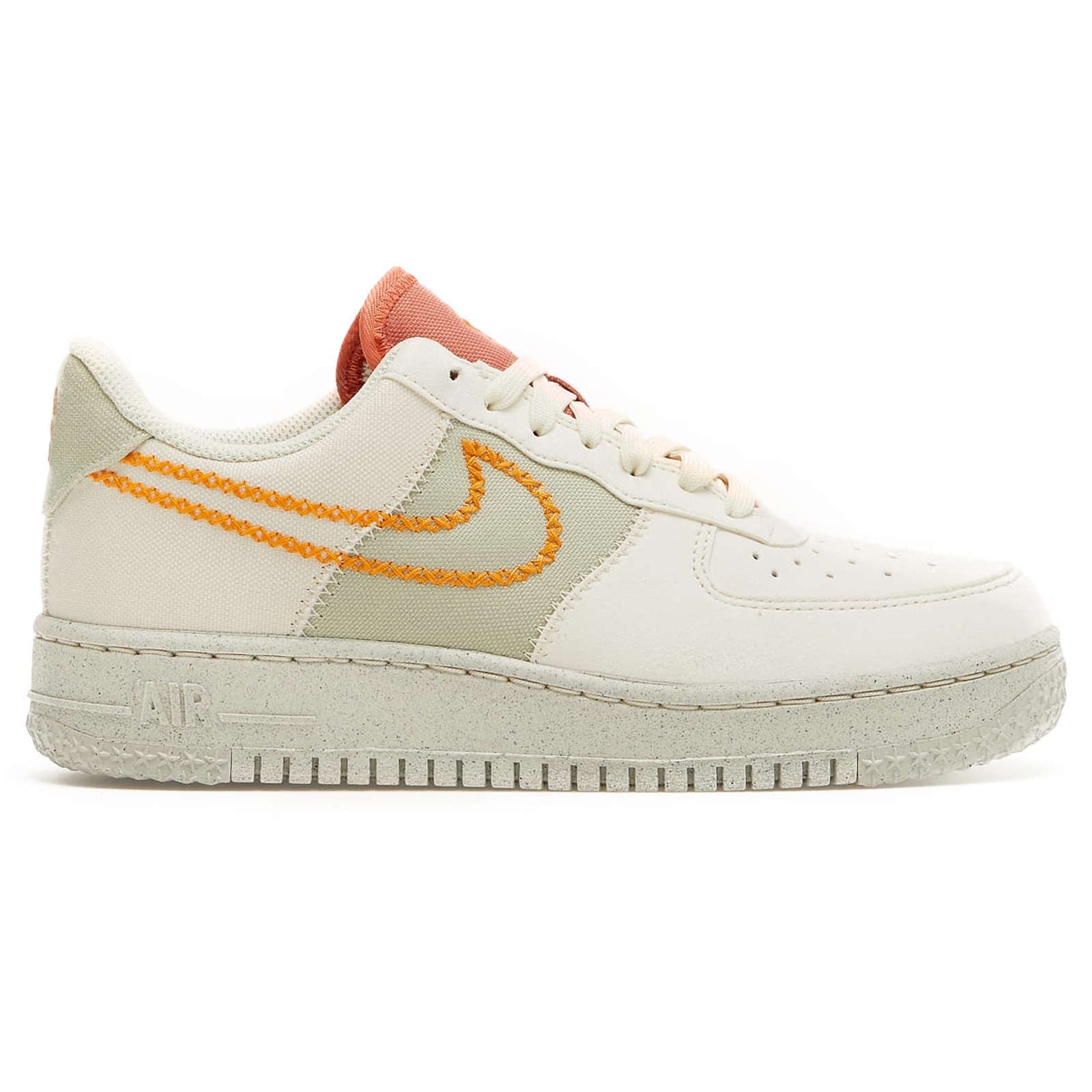Nike Air Force 1 '07 Synthetic Suede Women's Low-Top Sneakers#color_coconut milk light curry