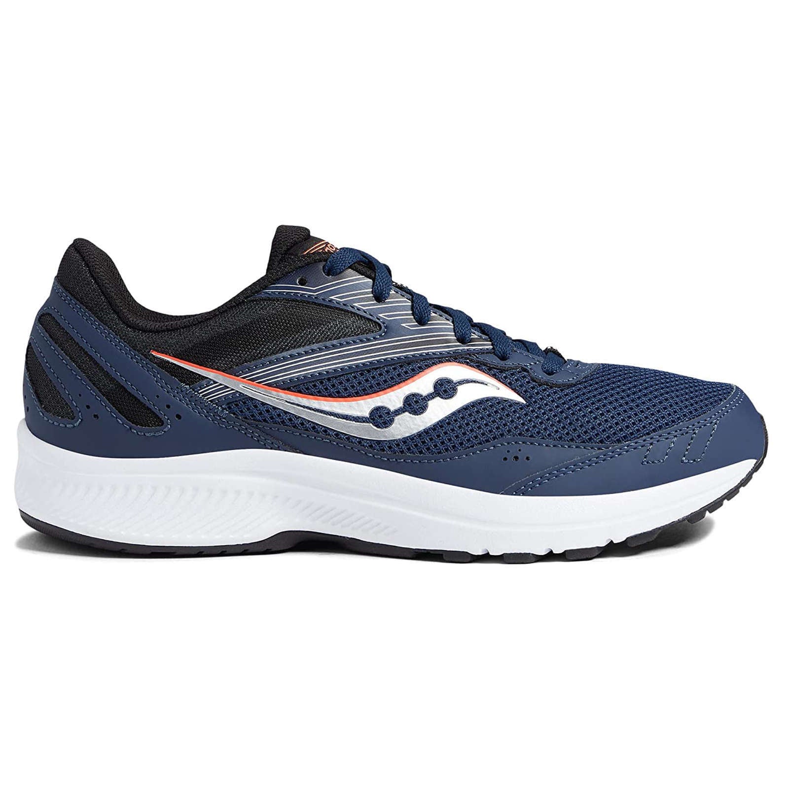 Saucony Cohesion 15 Synthetic Textile Men's Low-Top Sneakers#color_night vizired