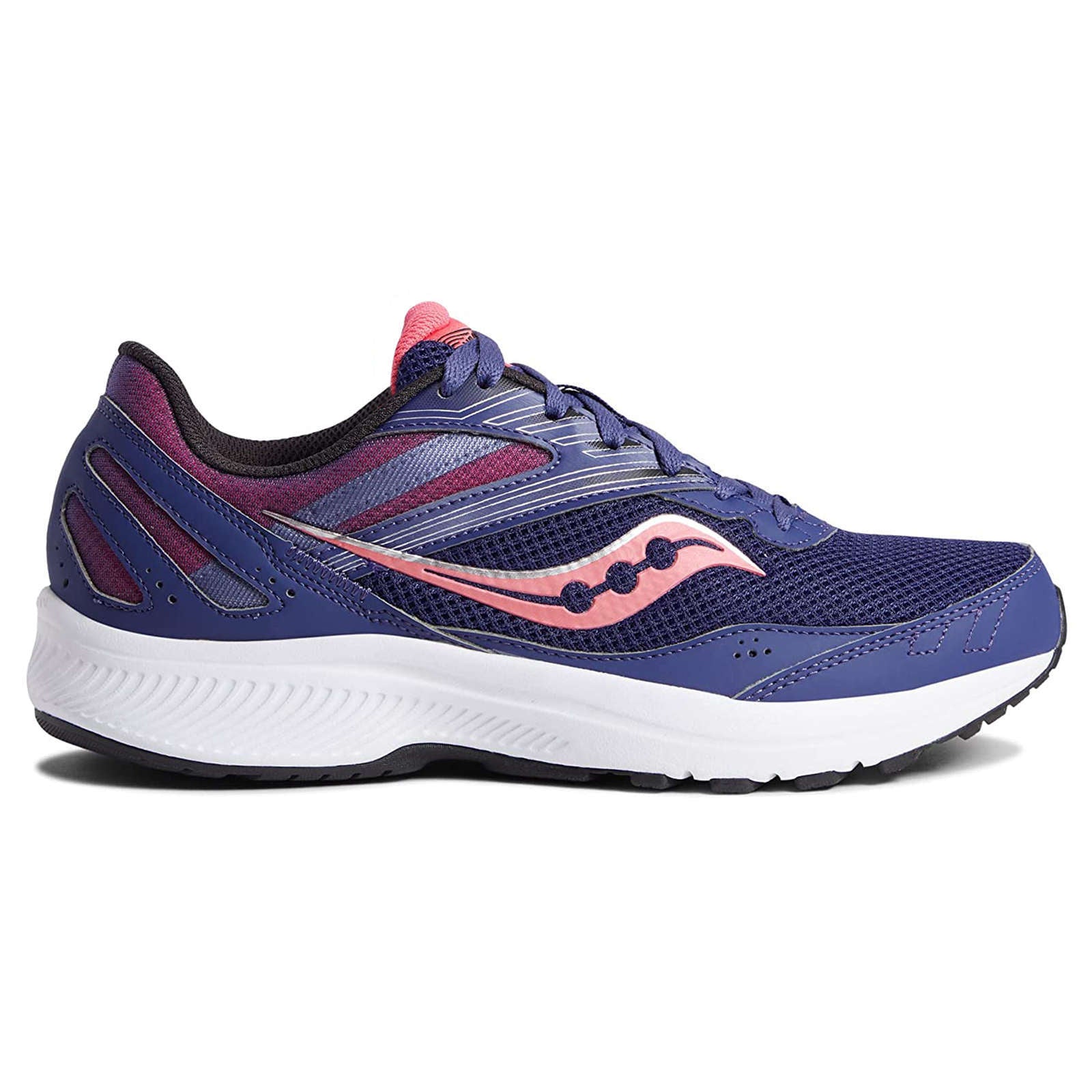 Saucony Cohesion 15 Synthetic Textile Women's Low-Top Trainers#color_cobalt punch