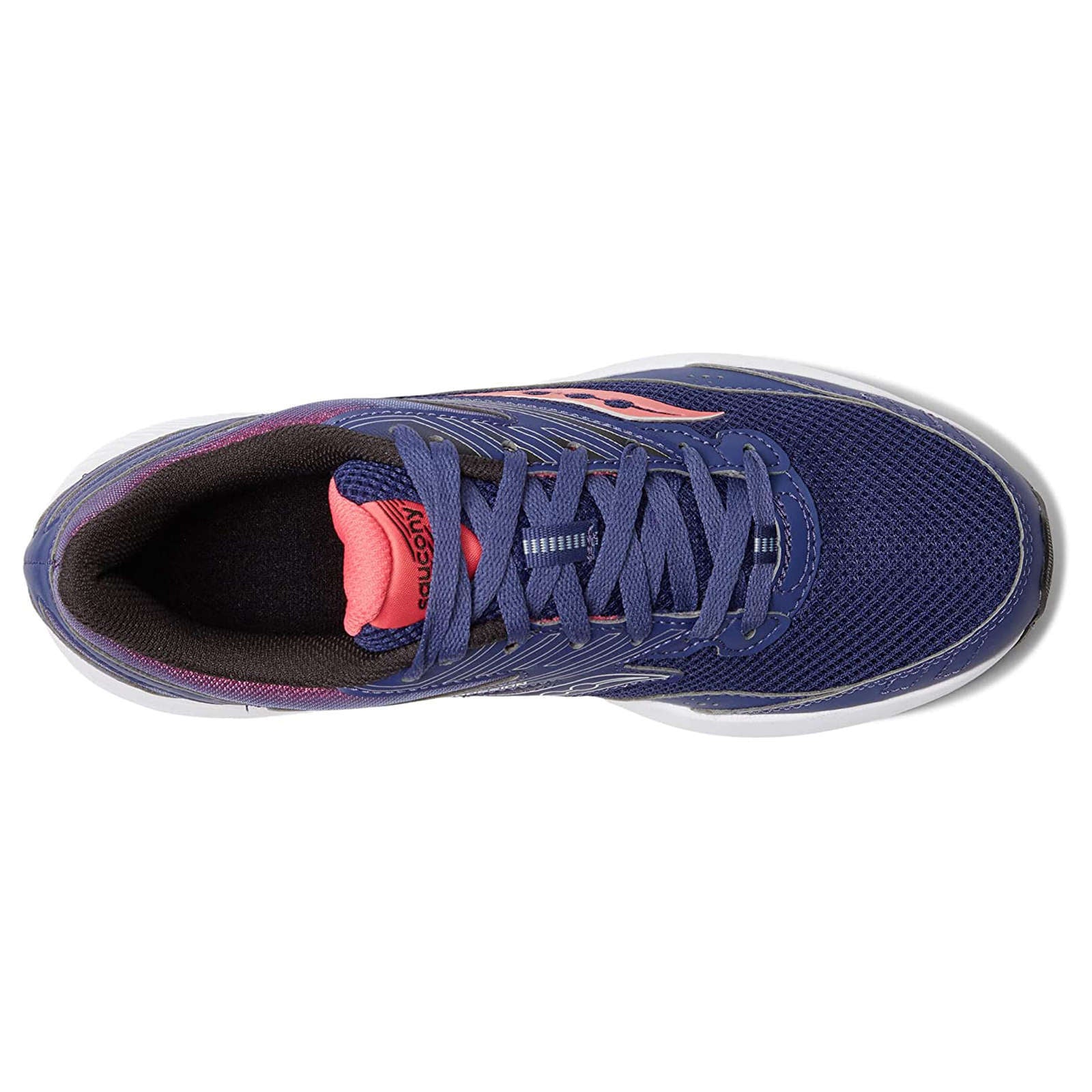 Saucony Cohesion 15 Synthetic Textile Women's Low-Top Trainers#color_cobalt punch