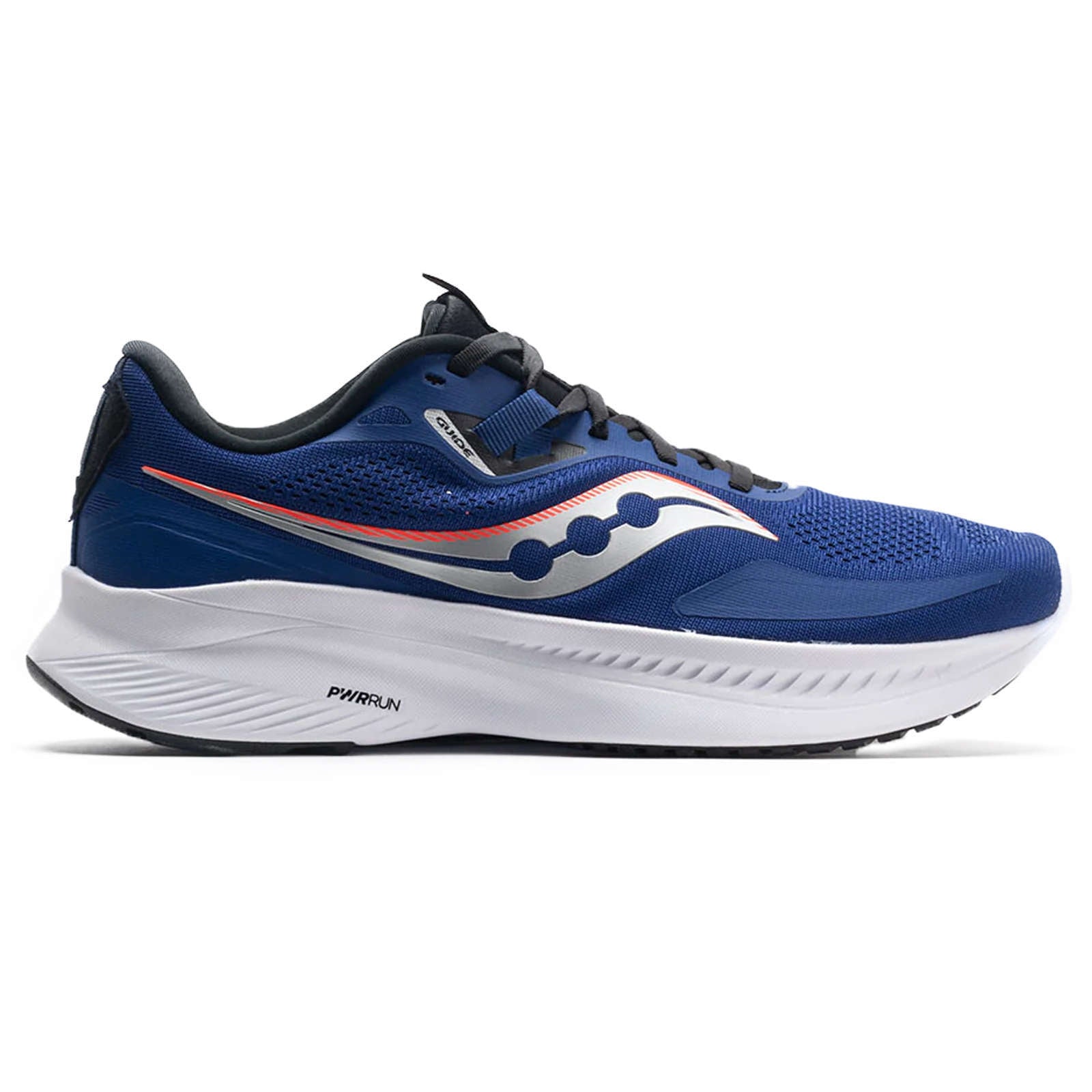 Saucony Guide 15 Synthetic Textile Men's Running Shoes#color_sapphire black