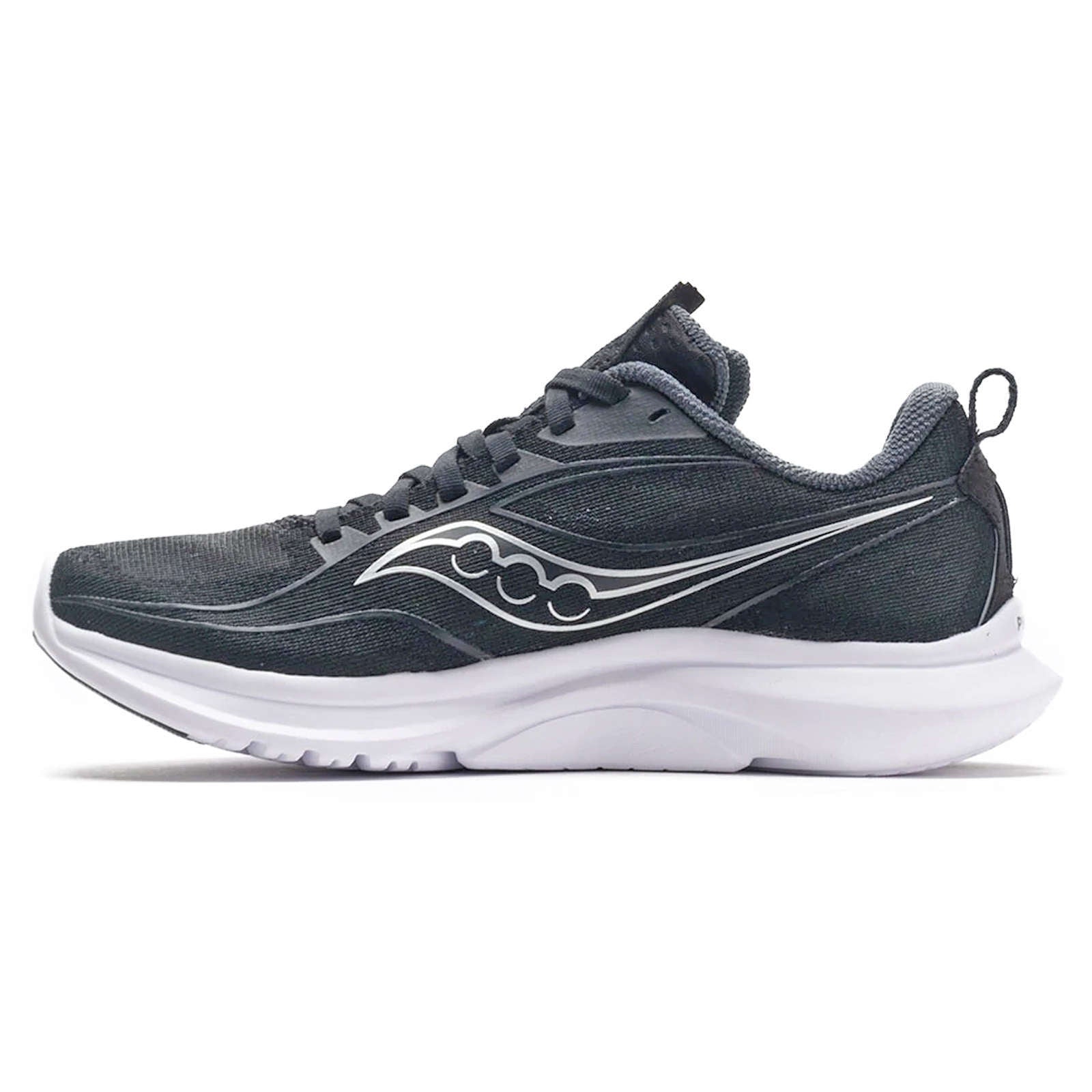 Saucony Kinvara 13 Textile Men's Running Shoes#color_black silver