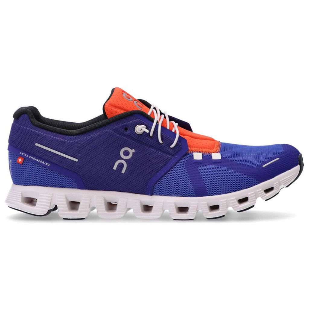 On Cloud 5 Push Textile Synthetic Mens Sneakers#color_cobalt indigo