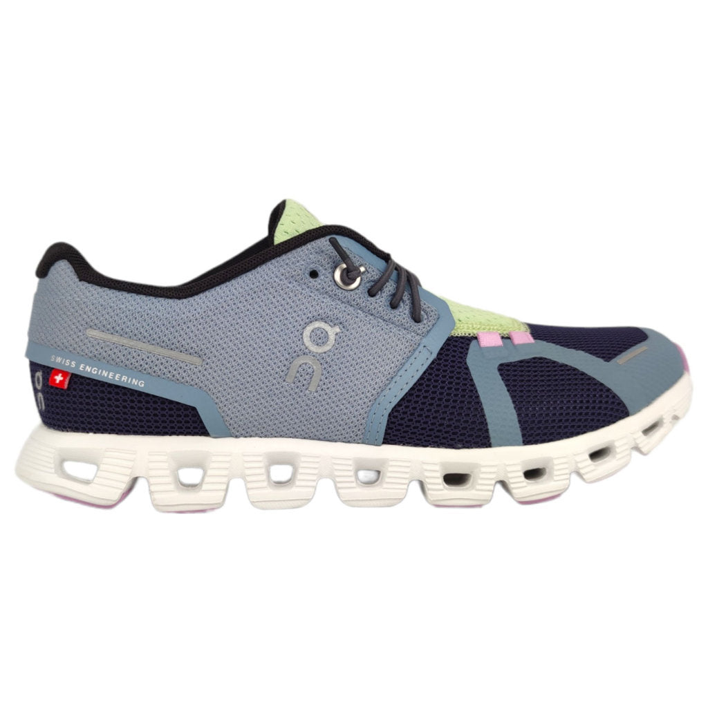 On Running Cloud 5 Push Textile Women's Low-Top Sneakers#color_cobble flint