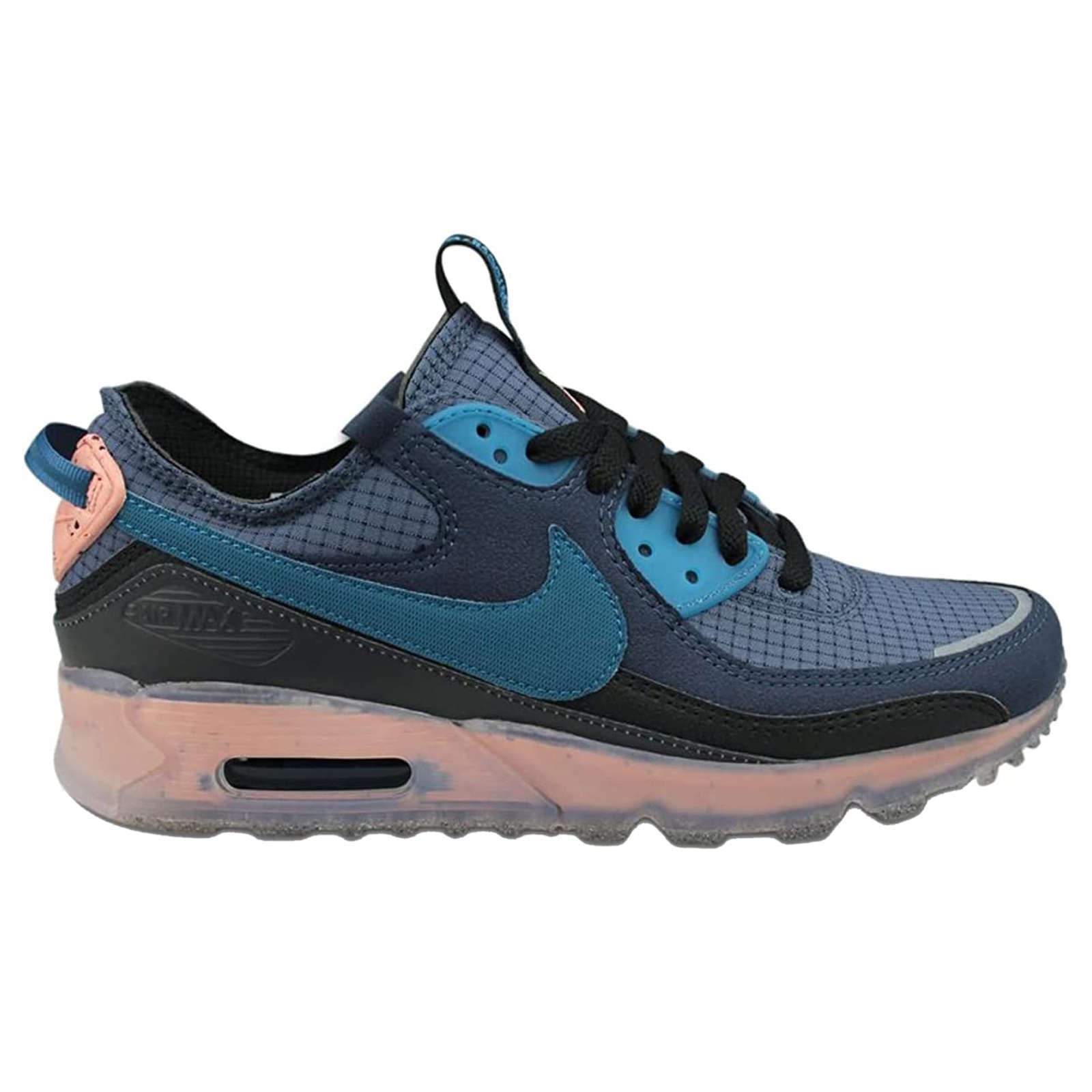 Nike Air Max Terrascape 90 Leather Textile Men's Low-Top Sneakers#color_obsidian marina thunder blue