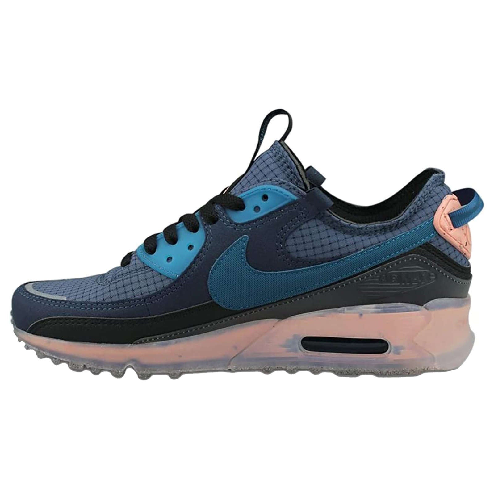 Nike Air Max Terrascape 90 Leather Textile Men's Low-Top Sneakers#color_obsidian marina thunder blue