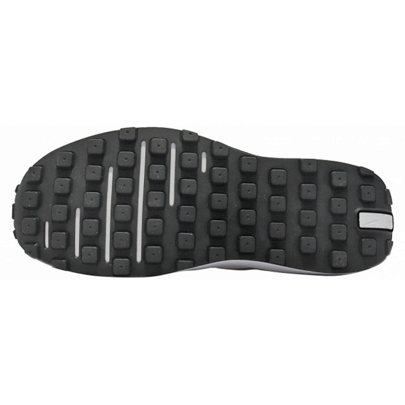 Nike Waffle One Leather Textile Women's Low-Top Sneakers#color_white white black