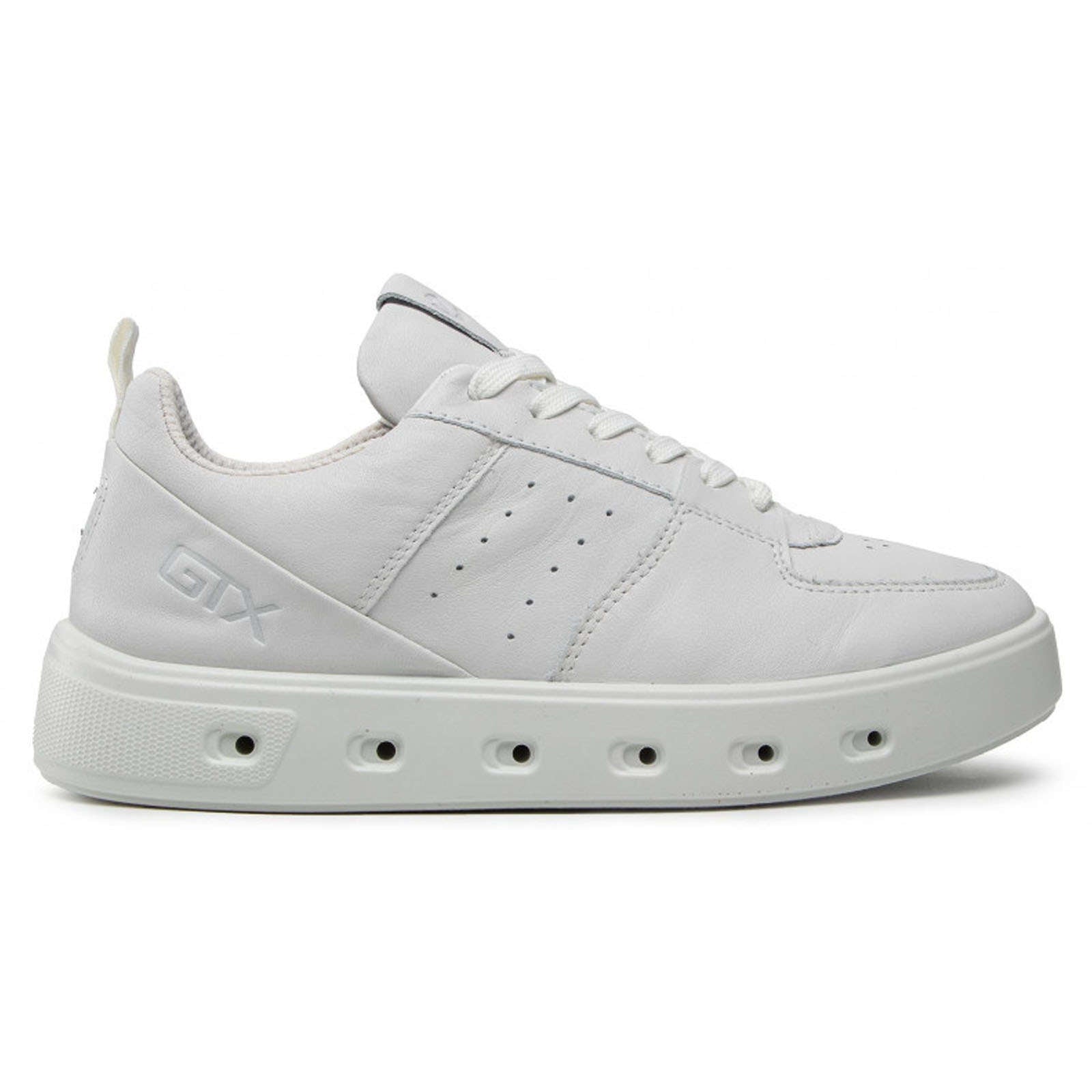 Ecco Street 720 Leather Womens Sneakers#color_white