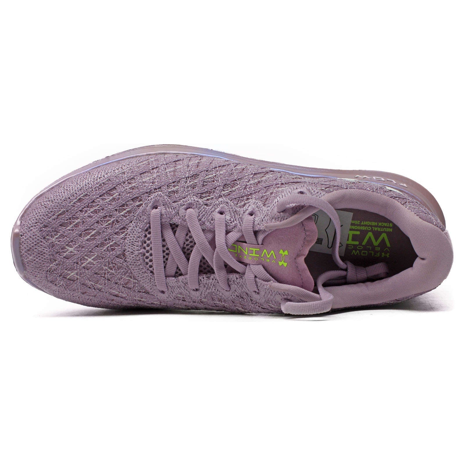 Under Armour Flow Velociti Wind Synthetic Textile Women's Low-Top Sneakers#color_pink pink