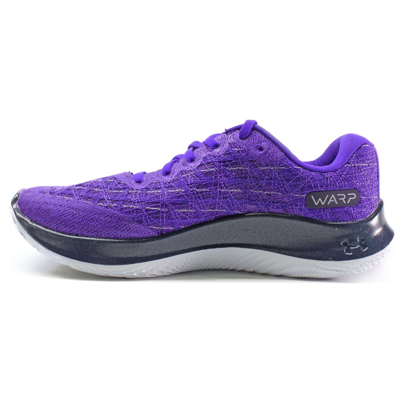 Under Armour Flow Velociti Wind Synthetic Textile Women's Low-Top Sneakers#color_purple navy