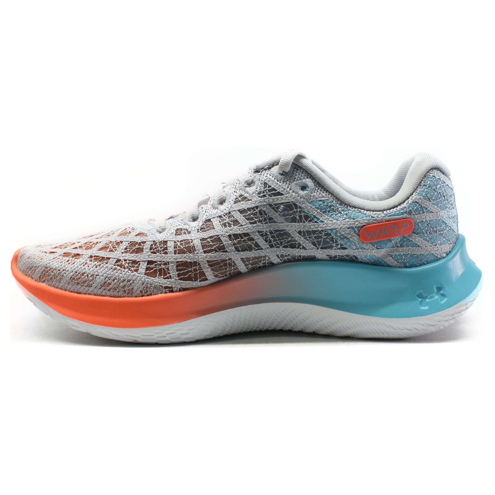 Under Armour Flow Velociti Wind 2 Synthetic Textile Women's Low-Top Sneakers#color_grey blue