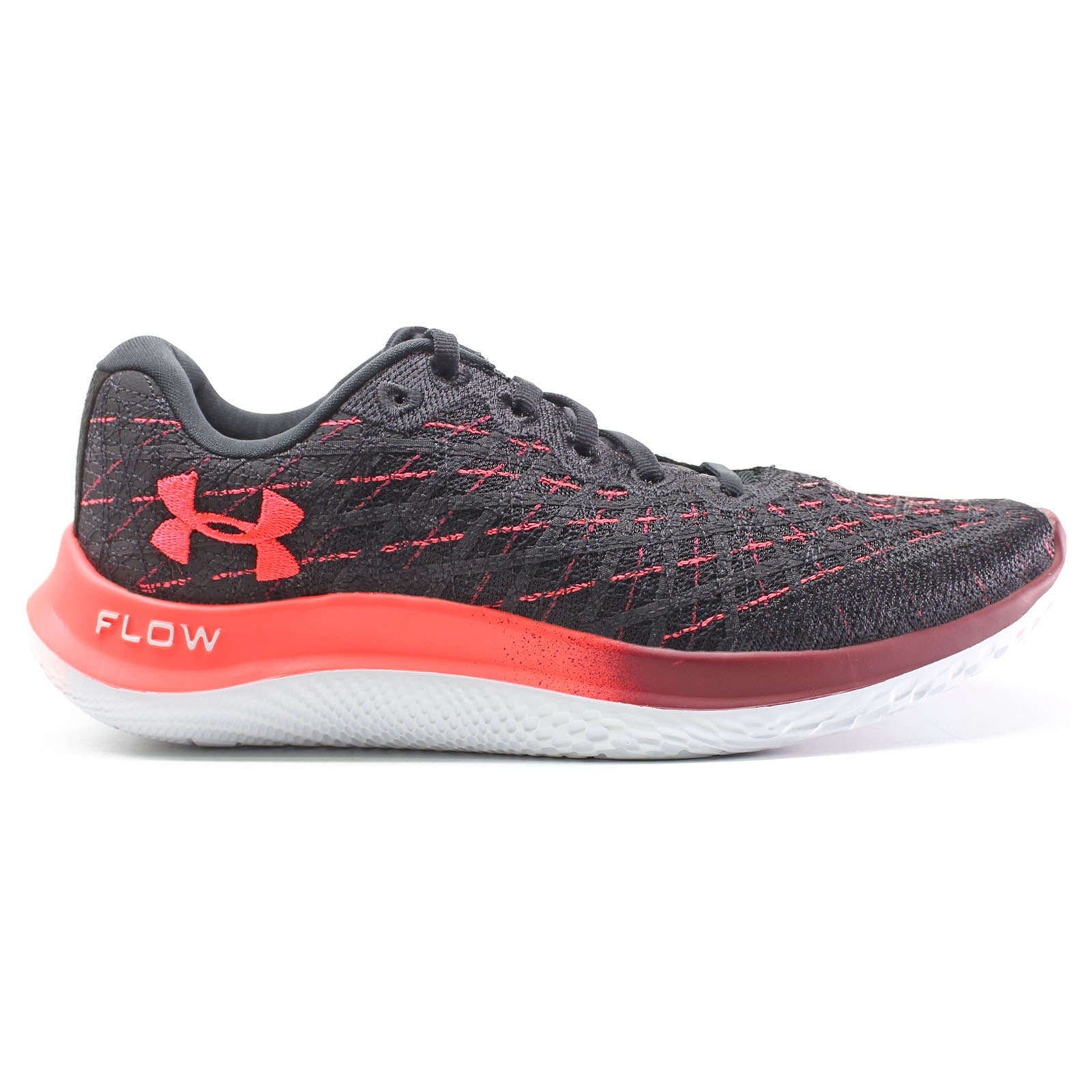 Under Armour Flow Velociti Wind CLRSF Synthetic Textile Women's Low-Top Sneakers#color_black red