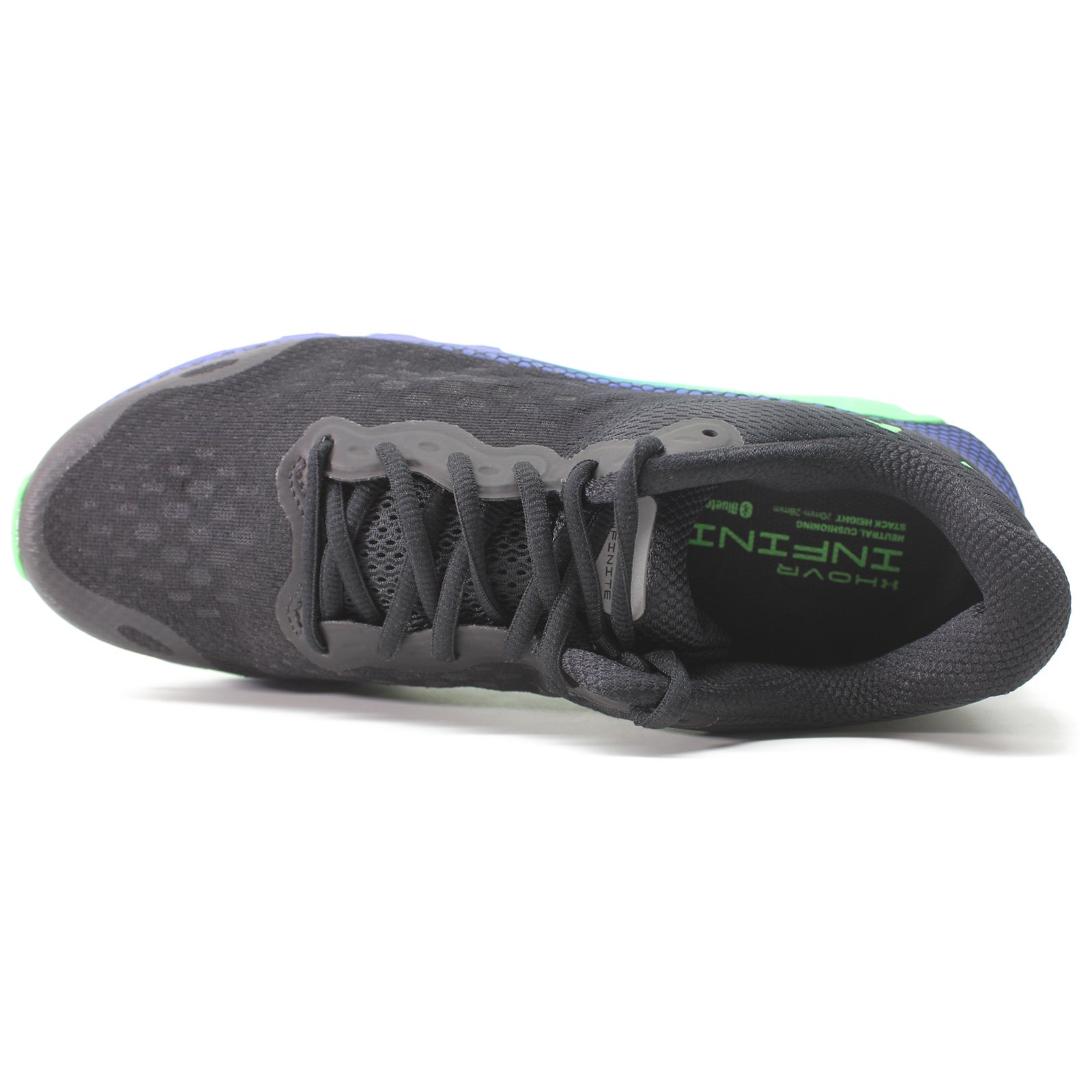 Under Armour HOVR Infinite 3 Synthetic Textile Men's Low-Top Sneakers#color_black green