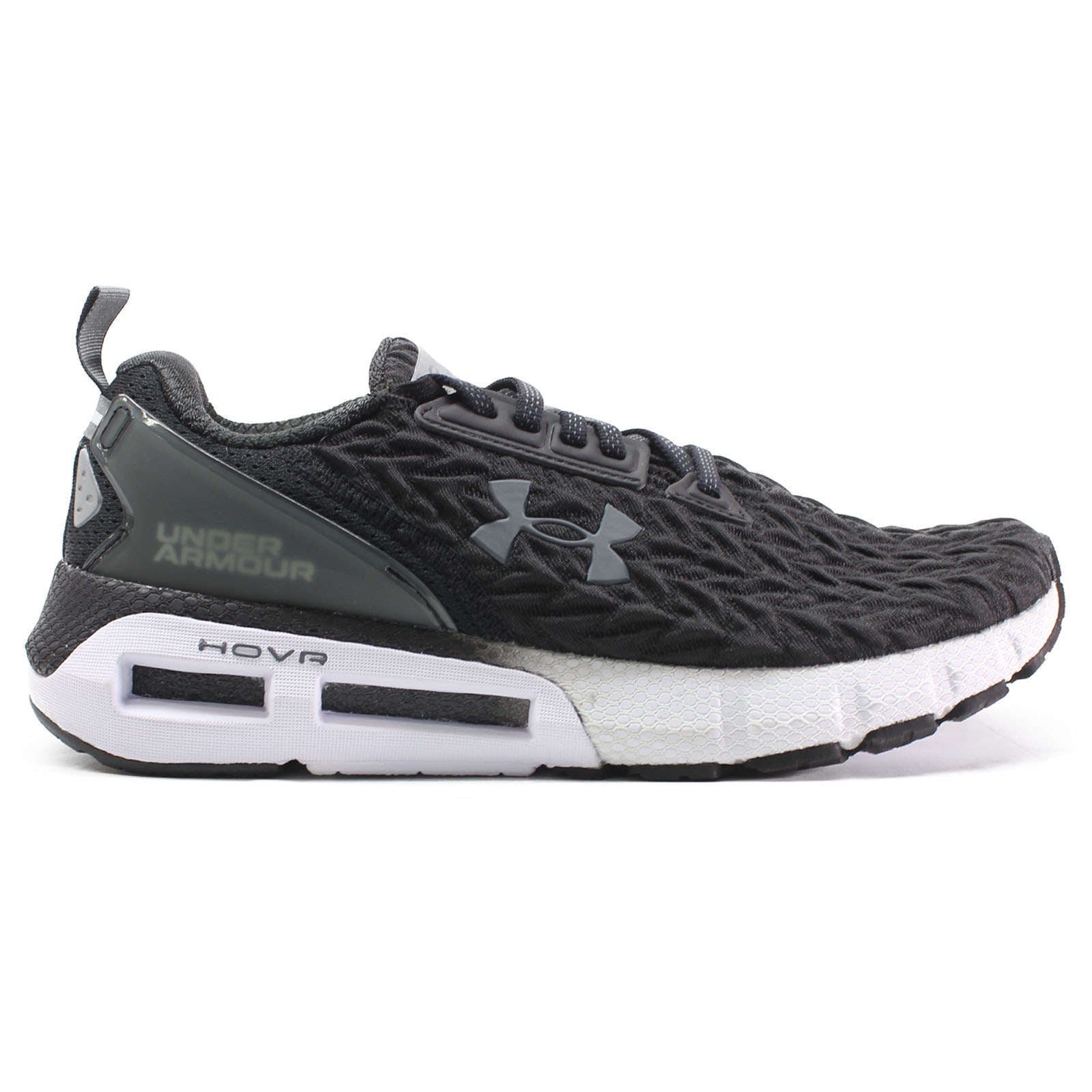 Under Armour HOVR Mega 2 Clone Synthetic Textile Men's Low-Top Sneakers#color_black white